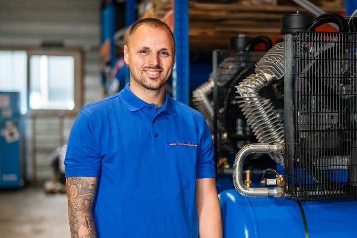 Oliver Voels, Mitarbeiter der Prematic AG in Affeltrangen